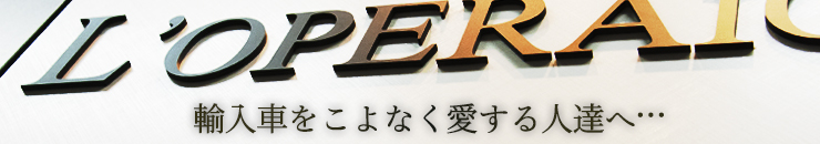 輸入車をこよなく愛する人達へ・・・